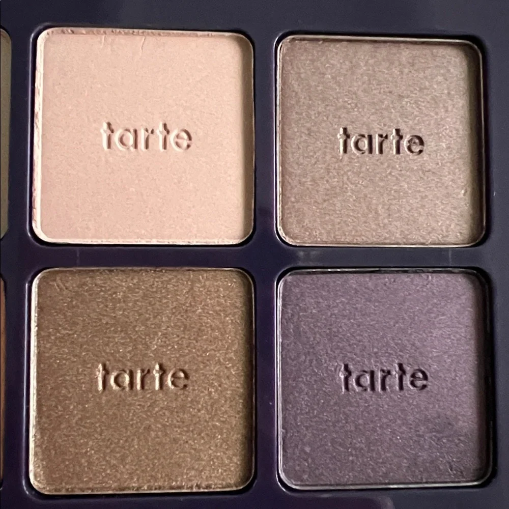 BUNDLE Tarte Amazon Escape Cheek Palette Eyeshadow Pouch